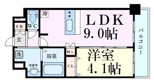 プレサンス大手前ピリオドの物件間取画像